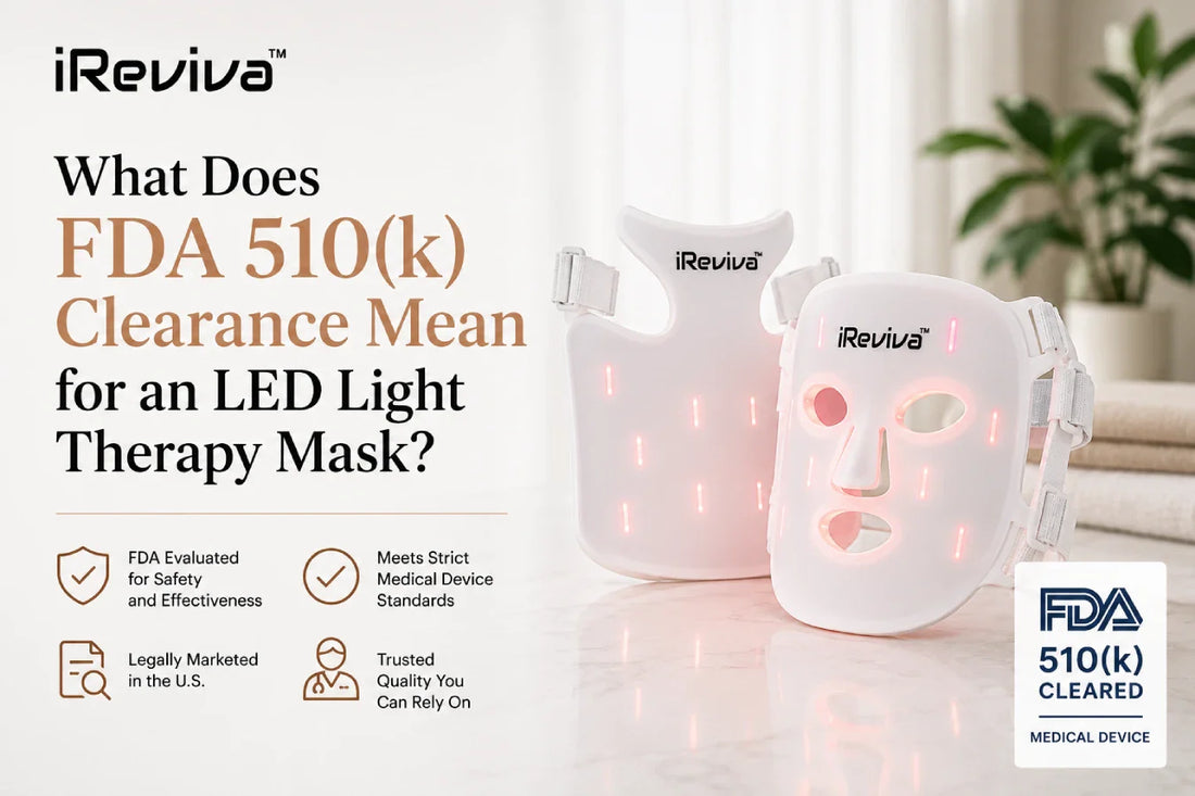 What Does FDA 510(k) Clearance Mean for an LED Light Therapy Mask?