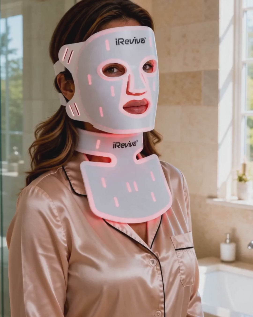 iReviva Pro 234 LED light therapy system product demonstration